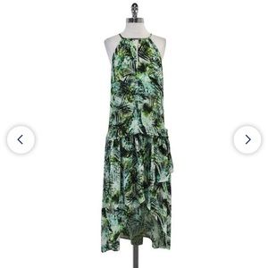 Parker Green Tropical Maxi Dress